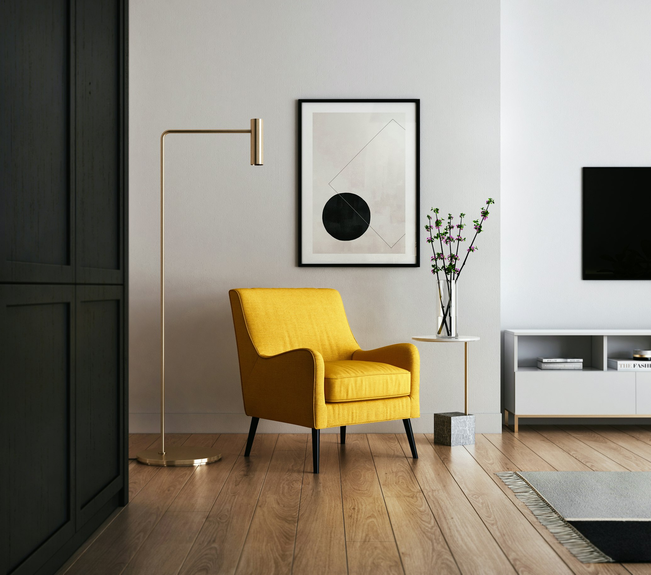 Open concept living room